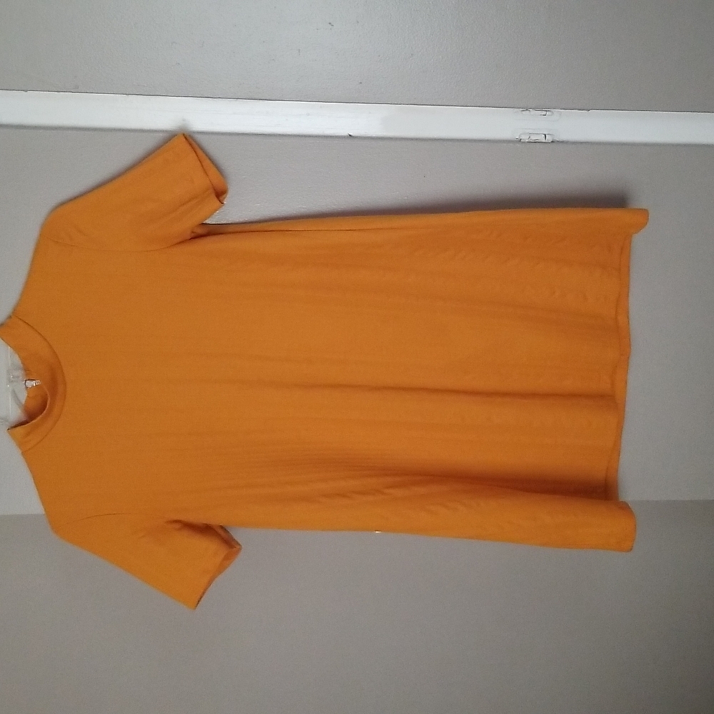 deep yellow zara babydoll dress